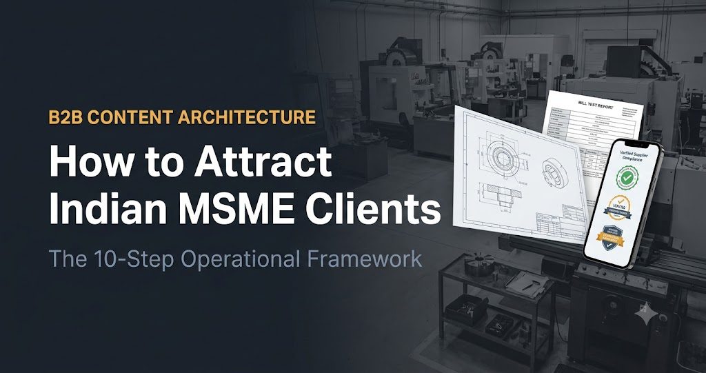 How to Use Online Content to Attract Indian MSME Clients